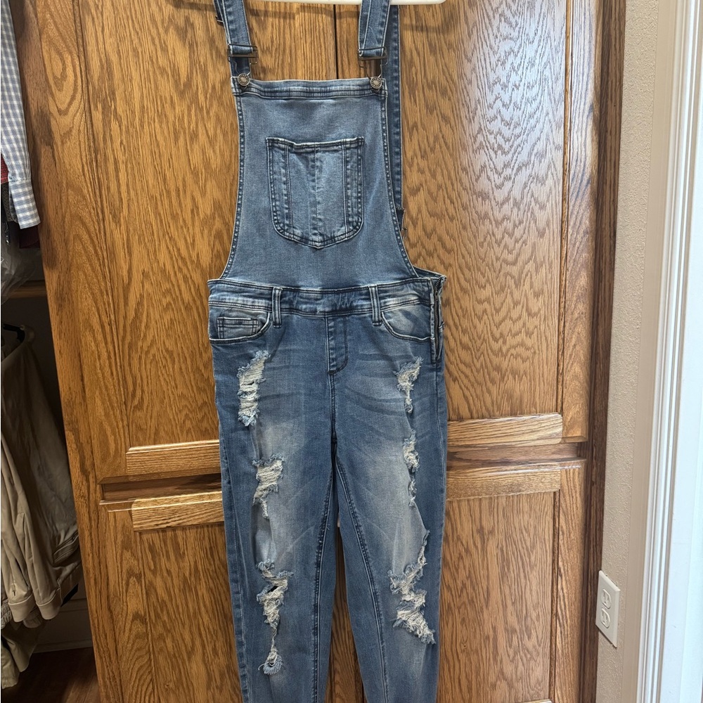 Women's Blue Denim Overalls